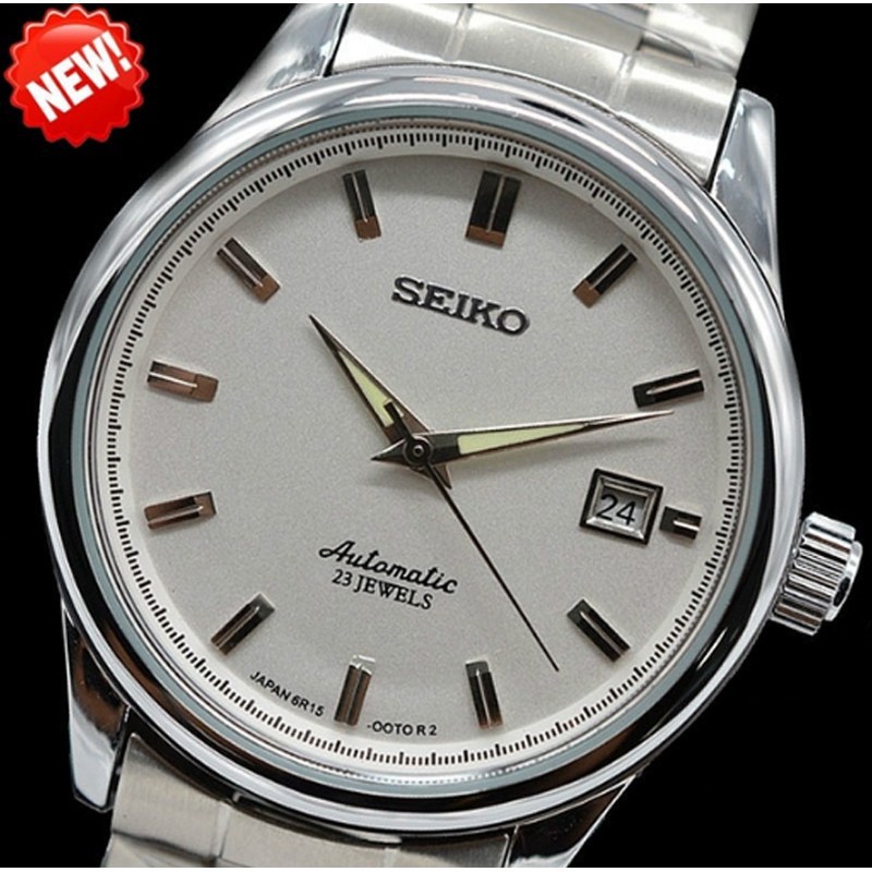 Seiko watch New Luxury Men's Automatic Mechanical Classic Stainless Steel  Wrist Military | Shopee Malaysia