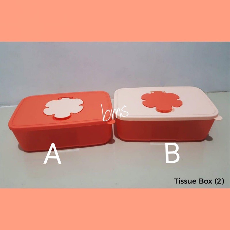 TUPPERWARE Tissue Box Bekas Tisu