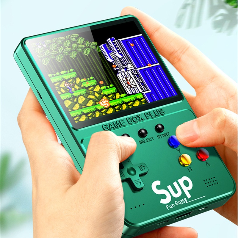 sup handheld retro game console childhood super mary mini double children adult handheld game console  Video Handhelds Contra Mini game