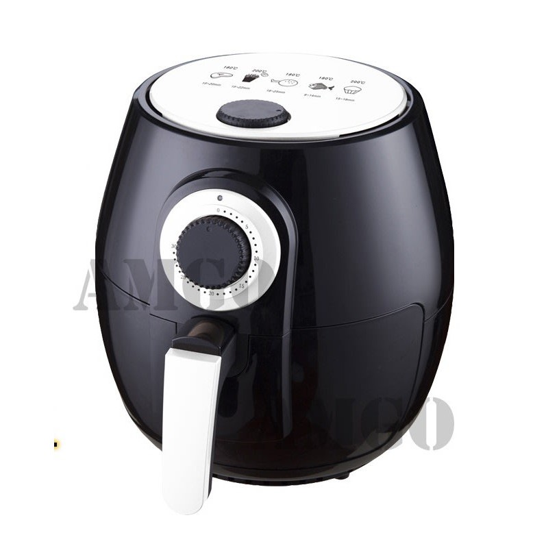 AMGO 3.8L Capacity Air Fryer [Malaysia 3-Pin Plug] Ready Stock Air Fryer Kualiti Tinggi Murah