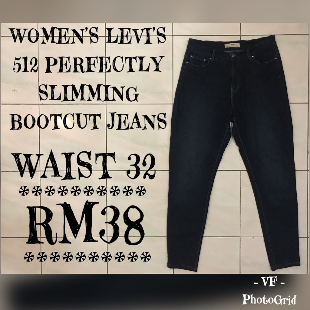 women's levi's 512 perfectly slimming bootcut jeans