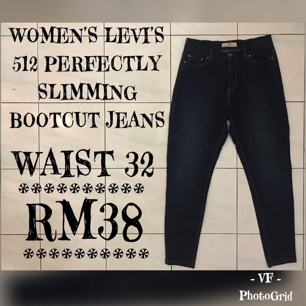 women's levi's 512 bootcut jeans