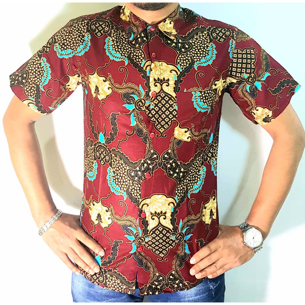 Batik Shirt For Men.s u0026 Kid.s 100% Cotton, Men Casual Short Sleeve 