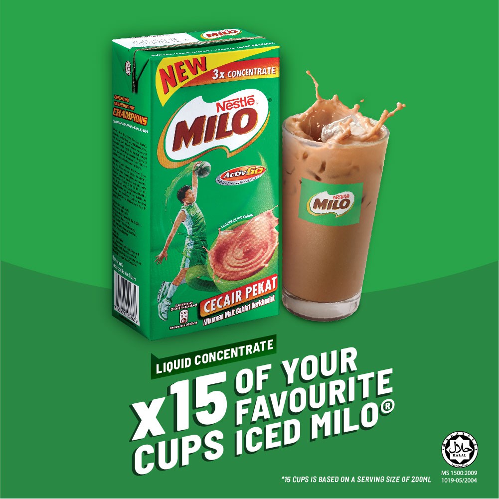 MILO Liquid Triple Concentrate 1L Shopee Malaysia