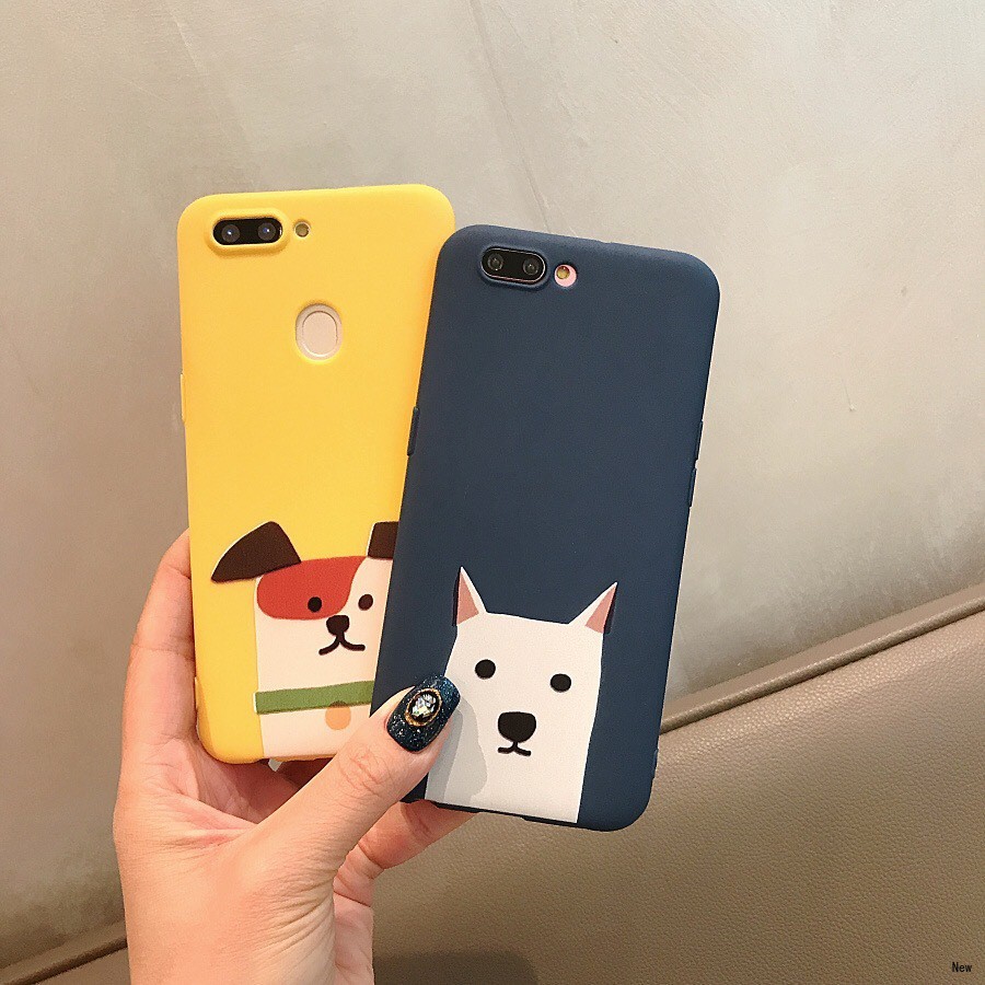 New Hard Case Motif Kartun Anjing Warna Biru Untuk Vivo Y66
