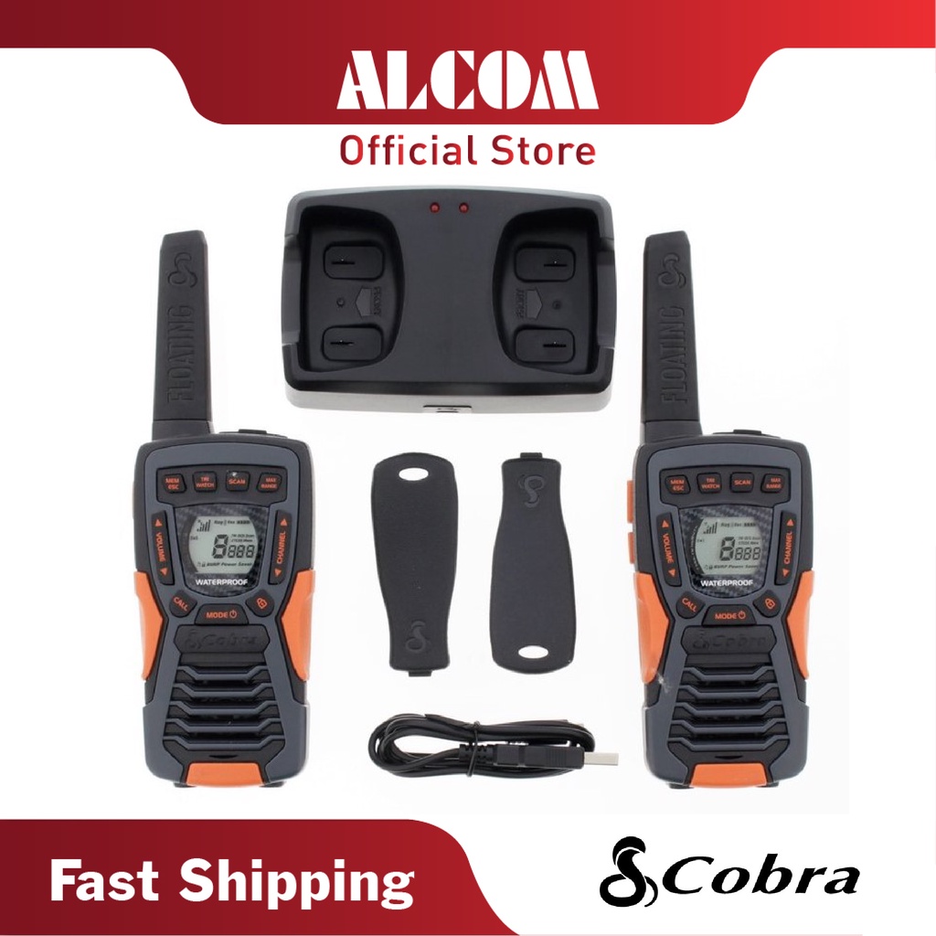 SUNDELY 2 Packs  of Headsets Cobra 2/Two Way Radio Walkie Talkie ACXT390 ACXT645 