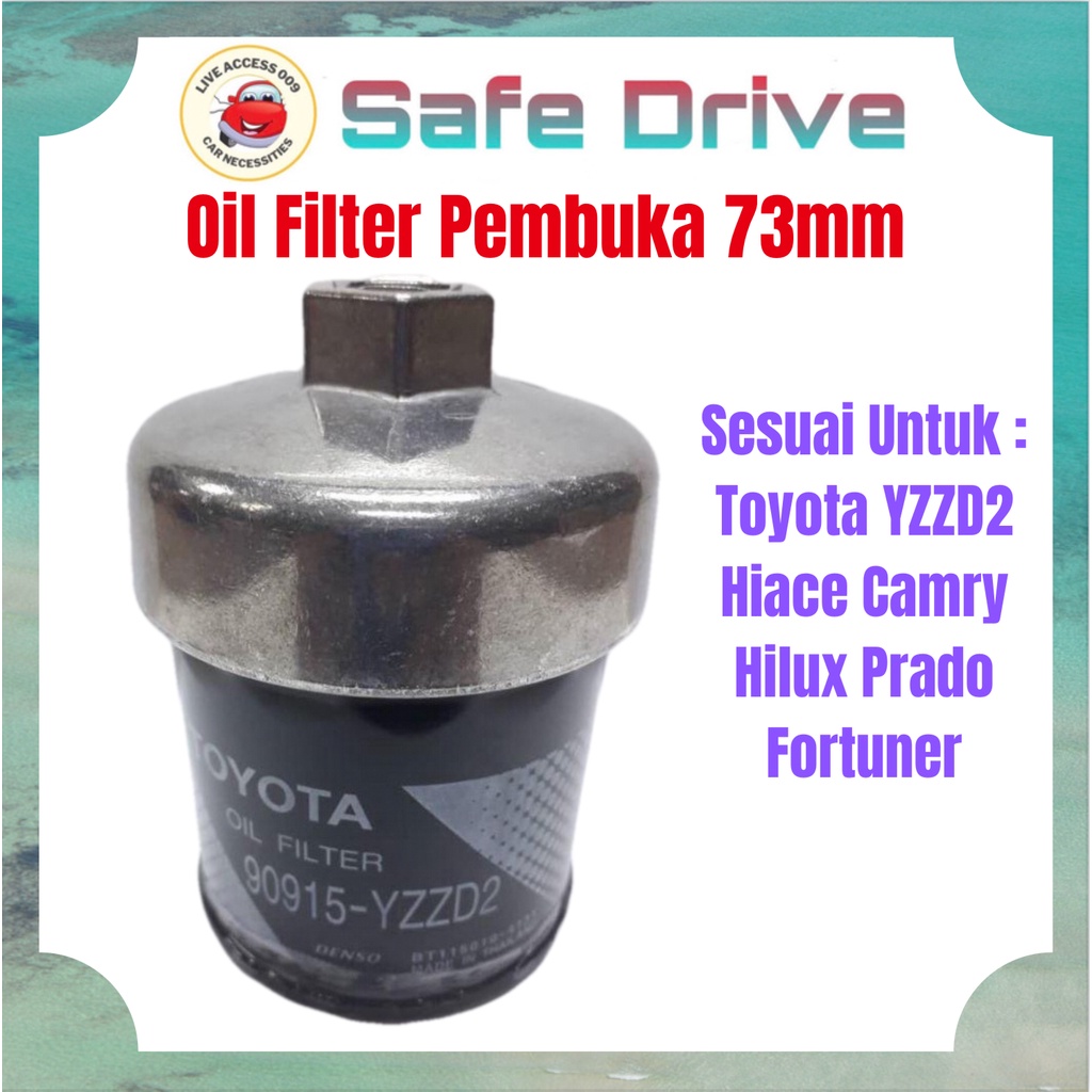 LA009 Oil Filter Opener 73mm for YZZD2 ( Toyota Hiace , Hilux Prado