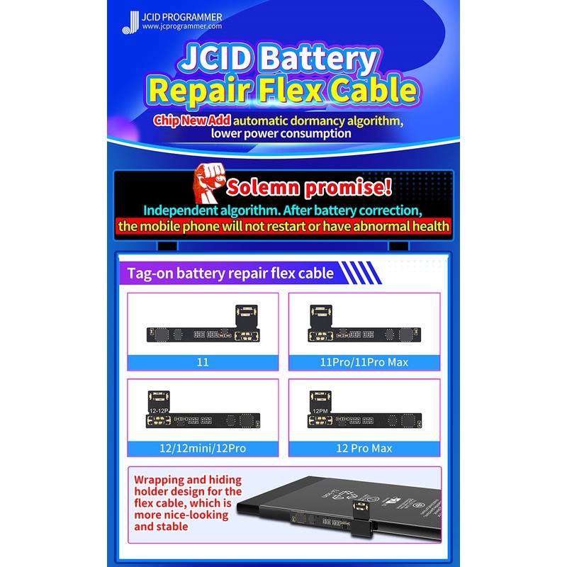 JCID BATTERY REPAIR FLEX CABLE (TAGON) Shopee Malaysia