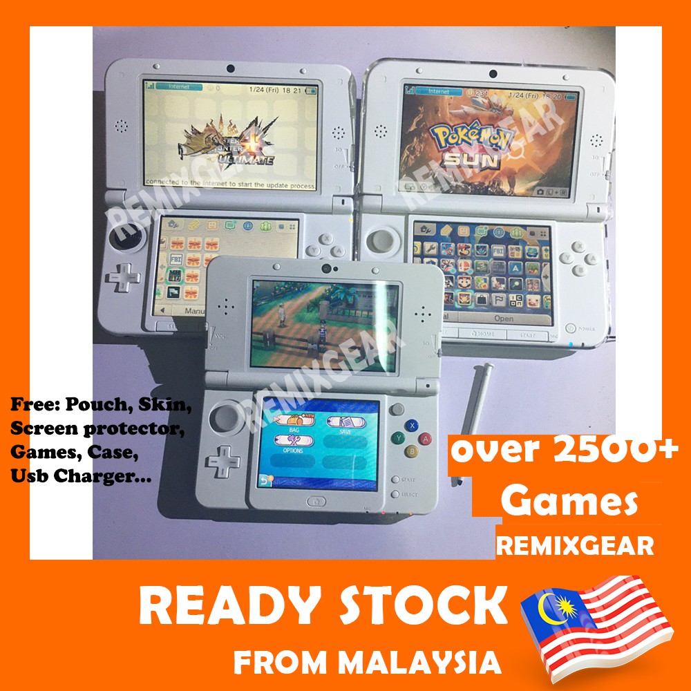 Pokemon Ultra Sun Moon Nintendo 3ds 3ds Xl New 3ds 2dsxl New 3ds Xl Modded Jailbreak Ready Stock Shopee Malaysia