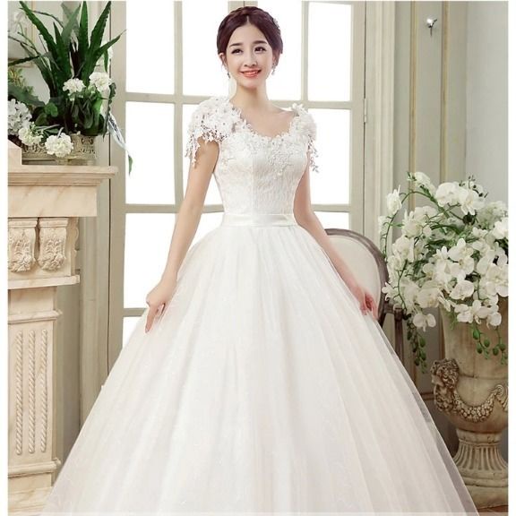 Plus Size 120KG 9XL White MAXI Wedding Dress Bride Slim-line Lace Flower Elegant Tail Princess Maternity Bridal Gown