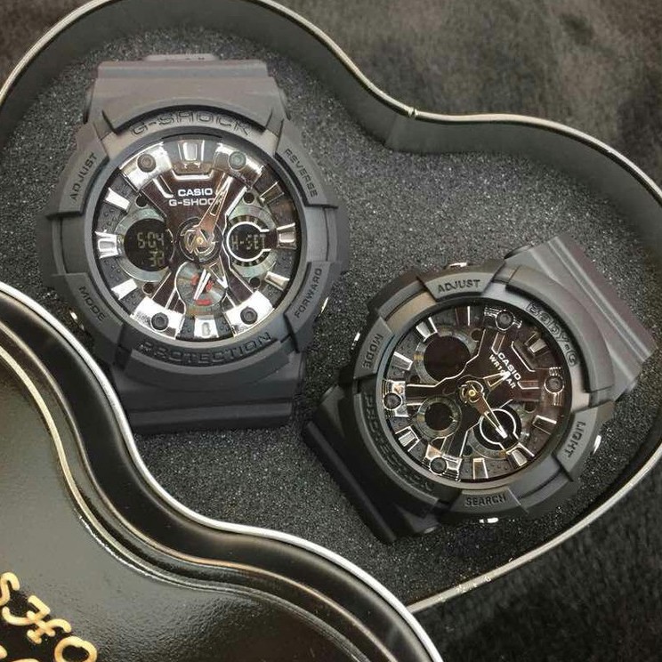 g shock analog digital set time