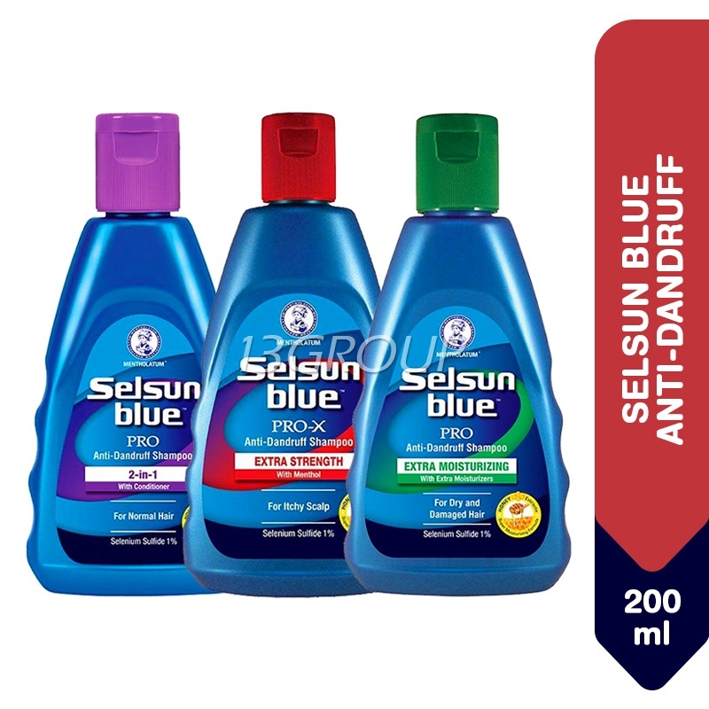 Selsun Blue Shampoo 200ml ( Extra Moisturizing / 2 in 1/ Extra Strength