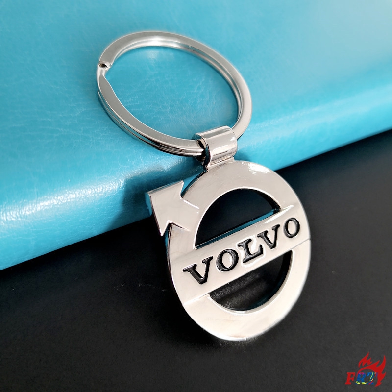 New Style Car Logo Creative Keychain Metal Keyring Gift For Volvo