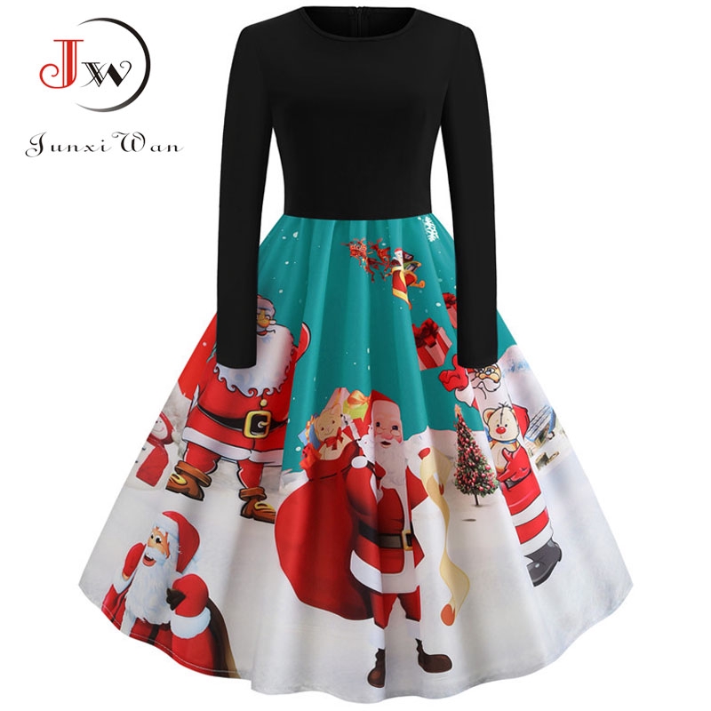 christmas skirt womens 50s