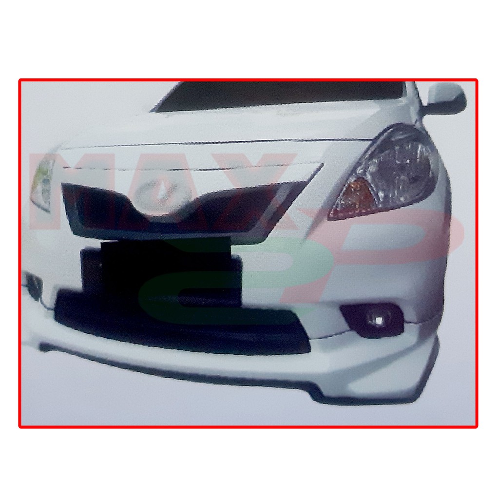 Nissan Almera (2013) IP Style Front Skirt Skirting Bumper Lower Lip Spoiler ABS Plastic Bodykit