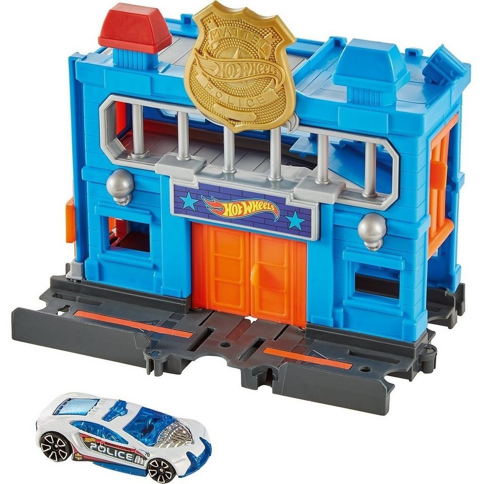 hot wheels police station