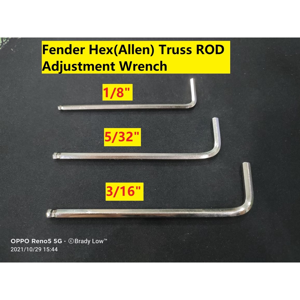 Fender 六角レンチ Rod 1 Allen 8 Hex Truss