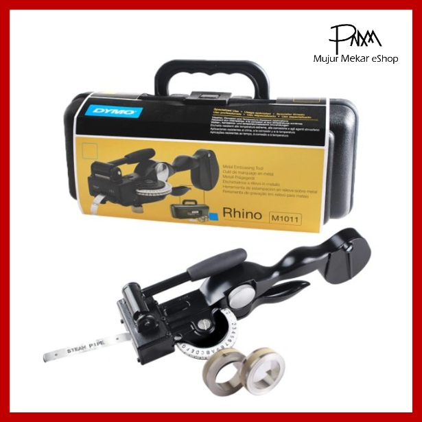 DYMO RHINO M1011 Metal Embossing Tool Kit (Cable marker cable tagging embossing machine