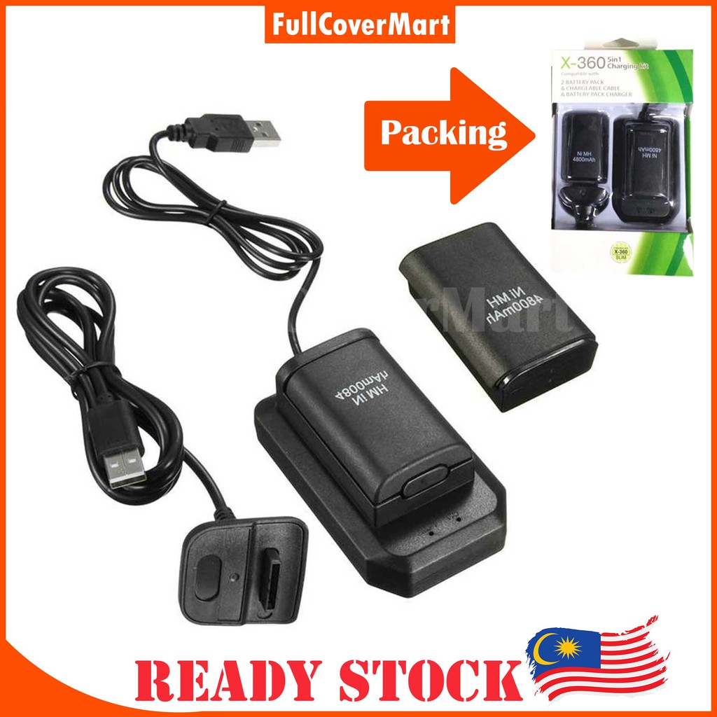 (CHGR8) X360 4 IN 1 4800MAH BATTERY PACK & CHARGING KIT FOR XBOX