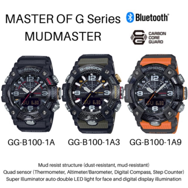 g shock carbon core mudmaster
