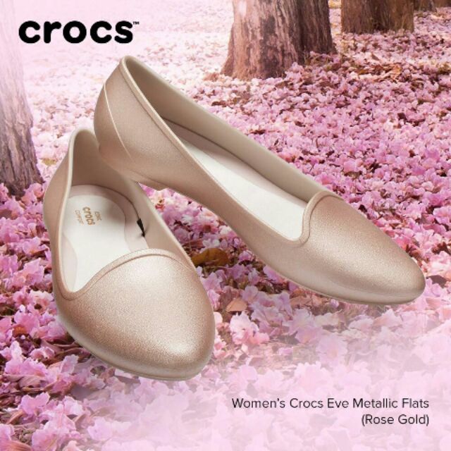 crocs women's eve ballet flat