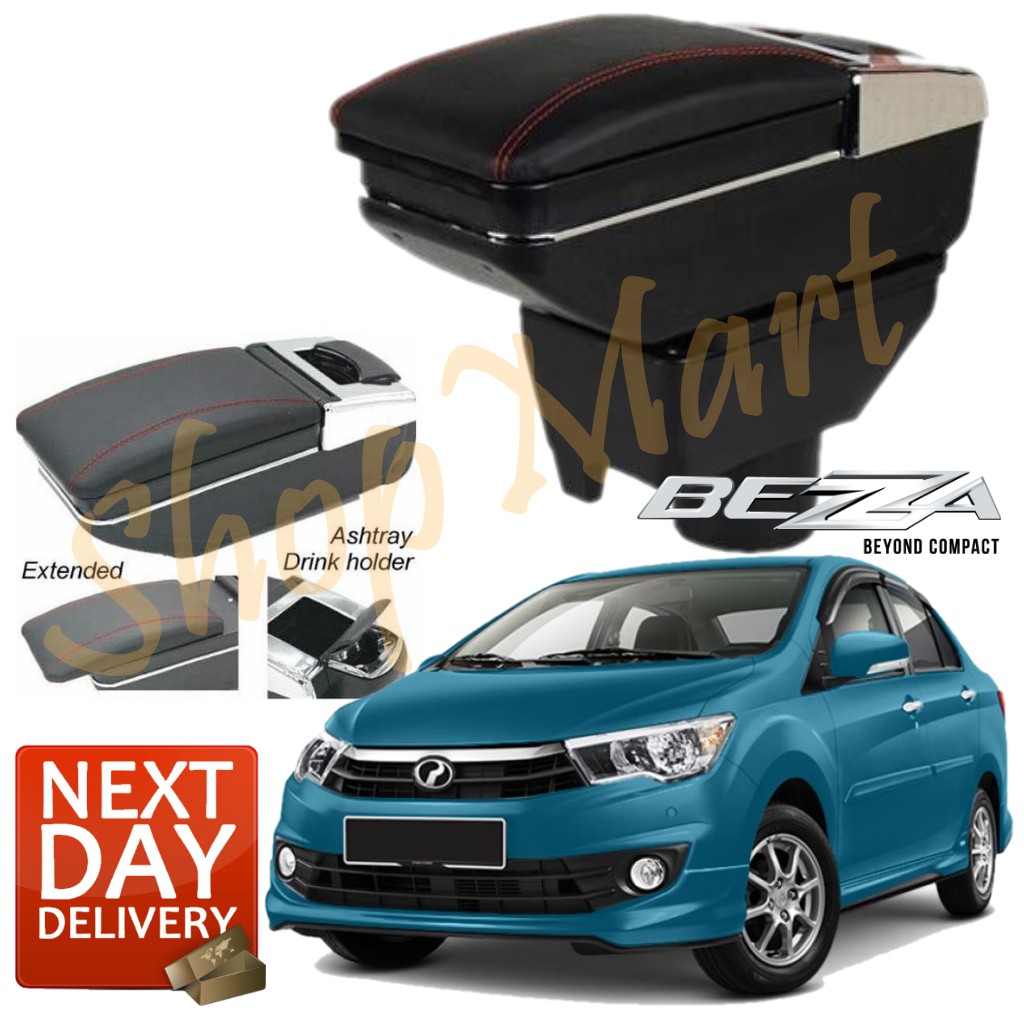 Perodua Bezza 2016-2018 Armrest Arm Rest With Cup Holder 