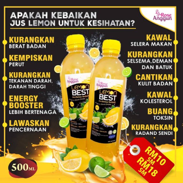 Ready Stok Lemon Best Shopee Malaysia