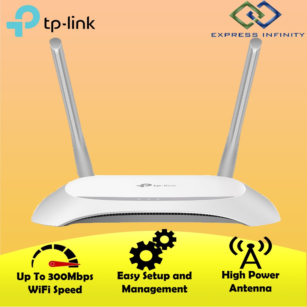 TPLink TLWR840N Router 300Mbps Wireless N WiFi Router Shopee Malaysia
