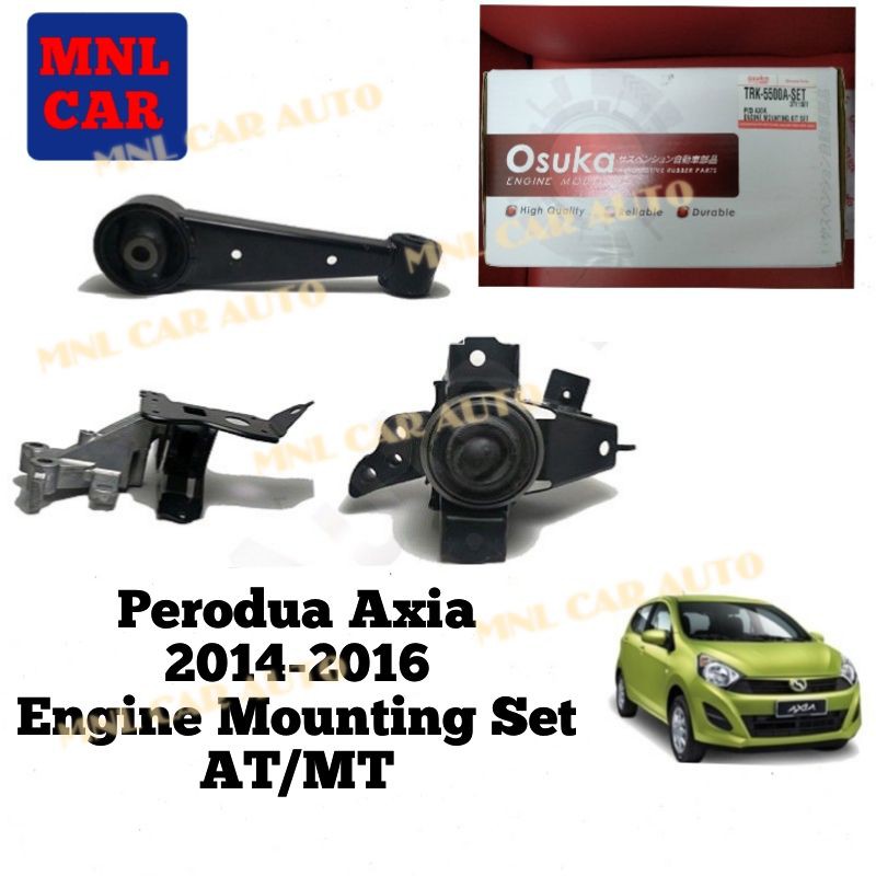1 Years Warranty Perodua Axia 2014 2016 At Mt Engine Mounting Set Shopee Malaysia