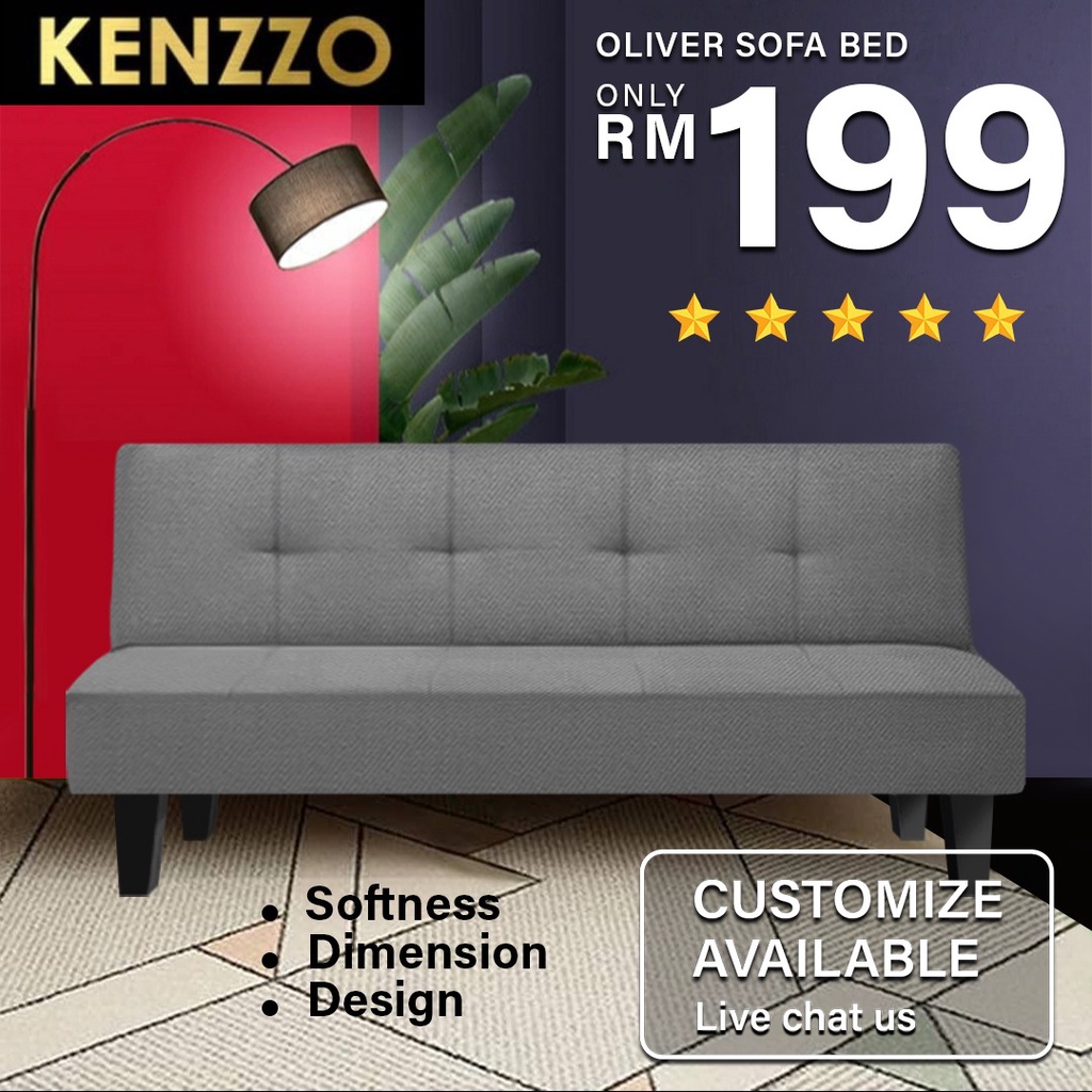 Buy Kenzzo Olly Sofa Bed 4 Seater Foldable Sofa Bed Sofa Katil Seetracker Malaysia