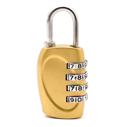 (4 Digit) MILANDO Travel Padlock Password Lock 4 Digit Luggage Lock Metal Kunci Mangga (Type 1)