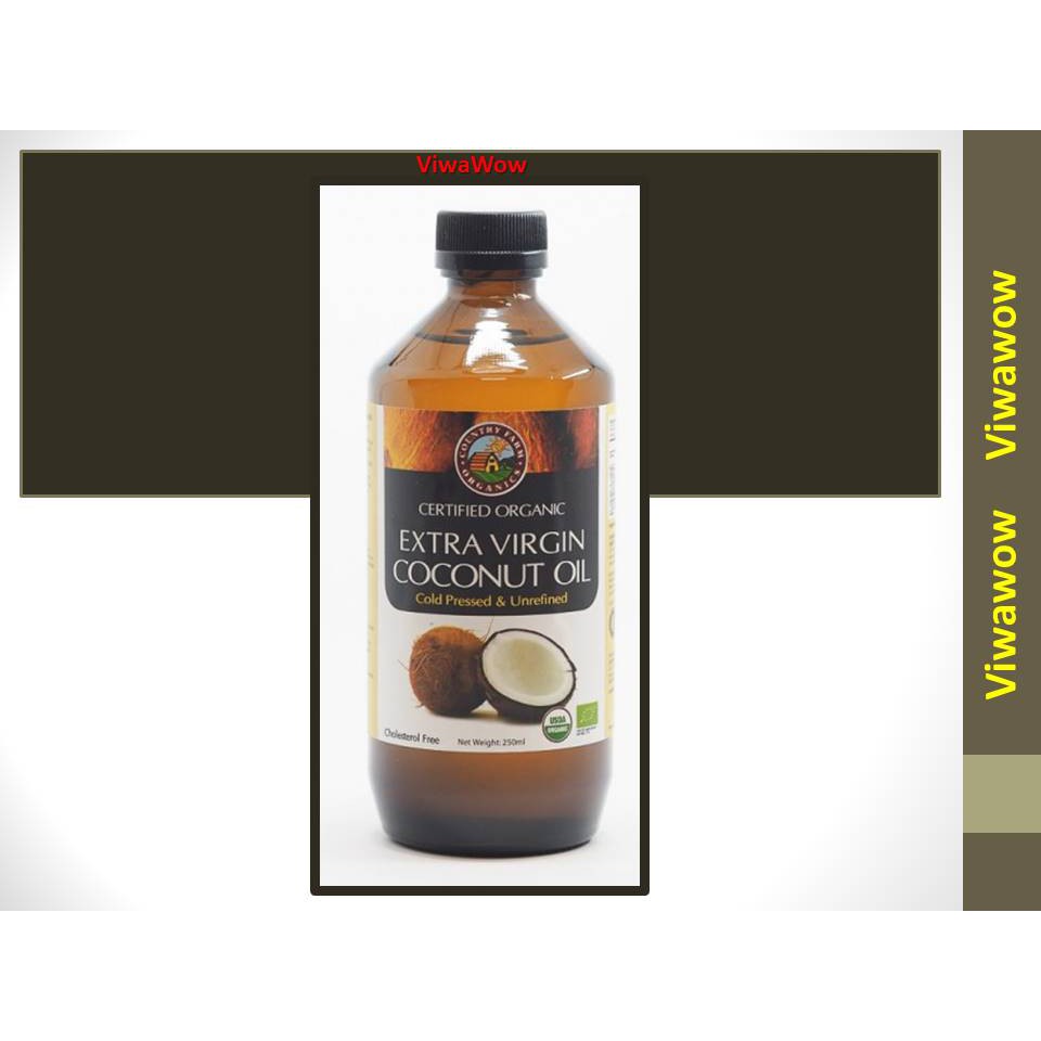 Country Farm Organic Extra Virgin Coconut Oil 250ml Ready Stock Now Shopee Malaysia