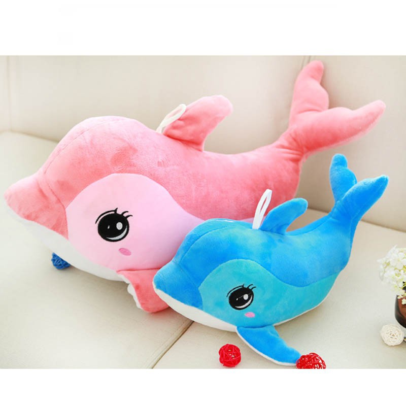 small stuffed dolphin