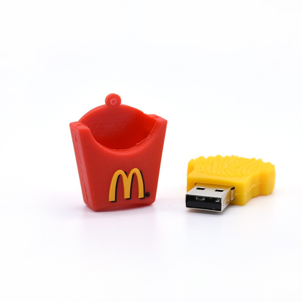 16GB 32GB 64GB Pendrive McDonald's French Fries USB Flash Drive Memory Pen Stick 