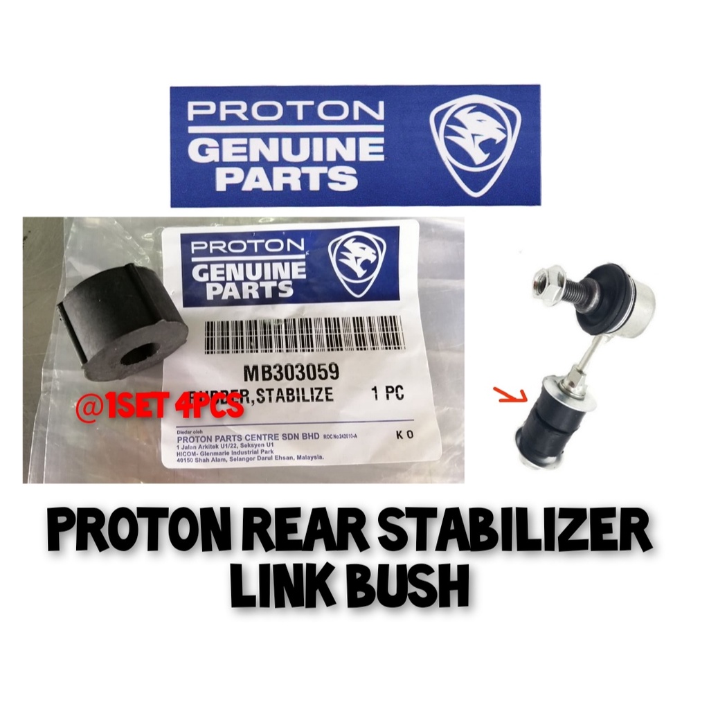 Original Proton Rear Stabilizer Link Bush Proton Gen2 Wira Preve Waja