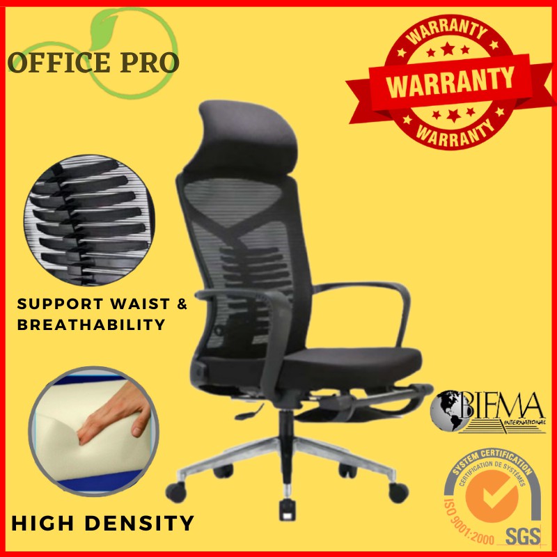 READY STOCK | Ergonomic Office Highback Chair With 2 Years Warranty I OFFICE PRO l IP-M20/C