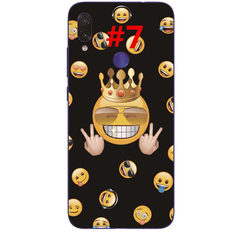 Cartoon Cute Emoji Soft Cover Vivo U3 Y19 Y5s Y17 Y15 Y12 U3x Tpu Case Back Cover Shopee Malaysia
