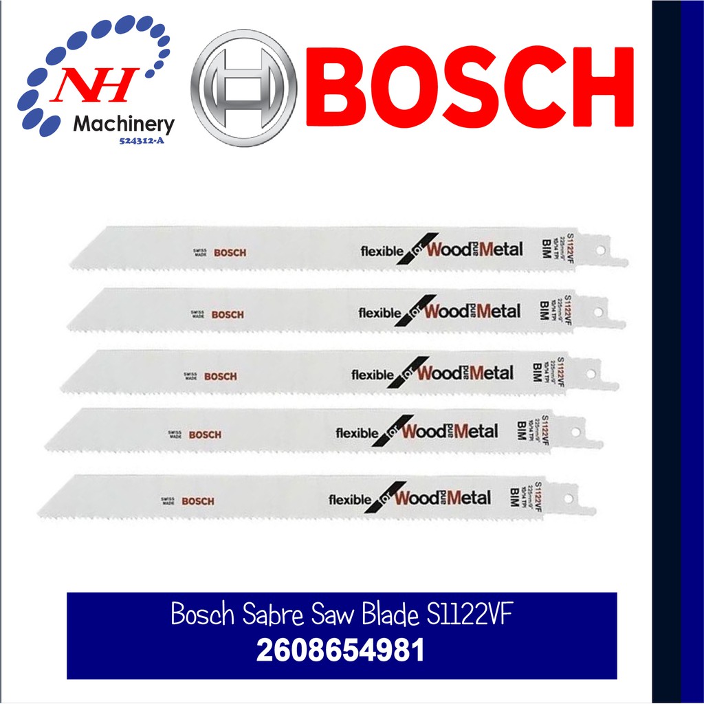 Bosch Sabre Saw Blade S1122vf 2608654981 Shopee Malaysia