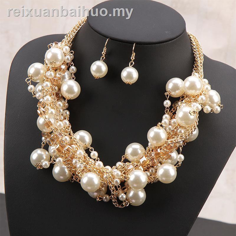 Restored Pearl Bead Necklace