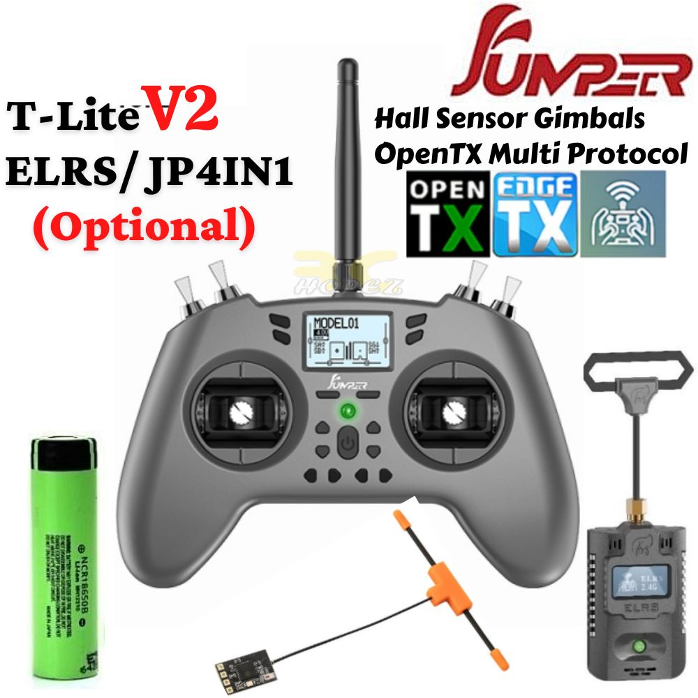 Jumper TLite V2 16CH Hall Sensor Gimbals ELRS/JP4IN1 MultiProtocol RF