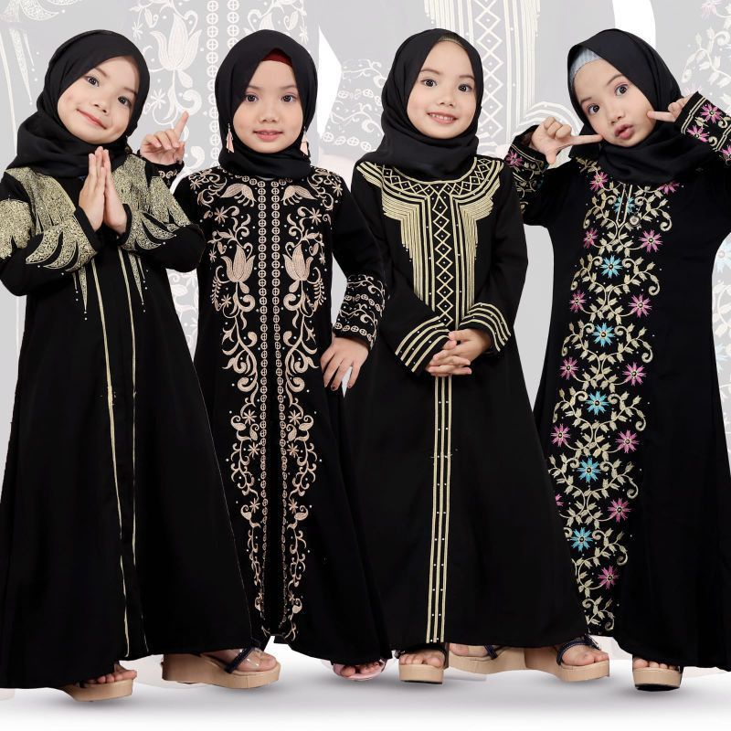 Turkey And Elegant Children's abaya gamis