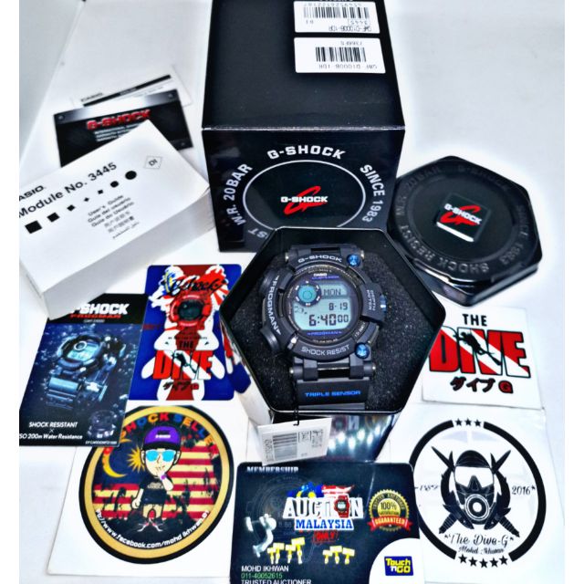g shock frogman triple sensor