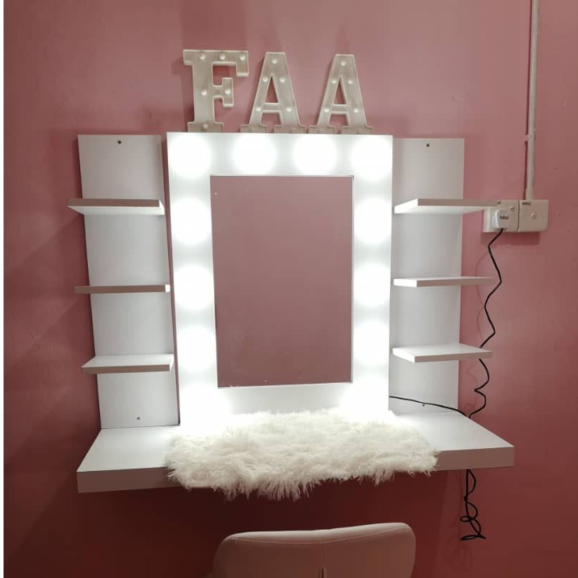 Vanity Mirror Fullset B Portrait Shopee Malaysia