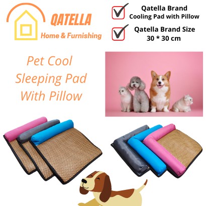 Qatella Dog Cat Summer Cooling Mat Cat Bed Dog Bed Pad Blanket Sofa Washable Cushion Dog Carpet Cat Carpet Cat Pillow