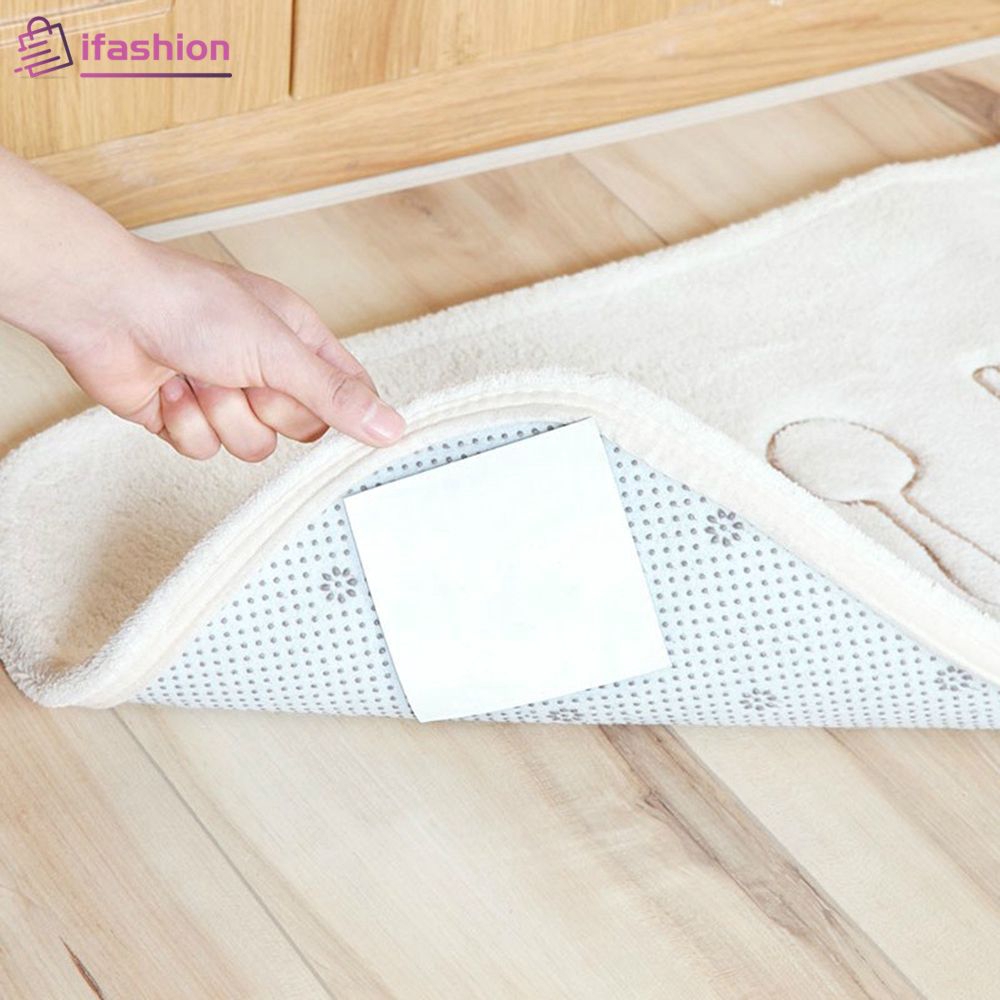 4 Pcs Rugs Pads Self Adhesive Carpet Anti Slip Stickers For Home