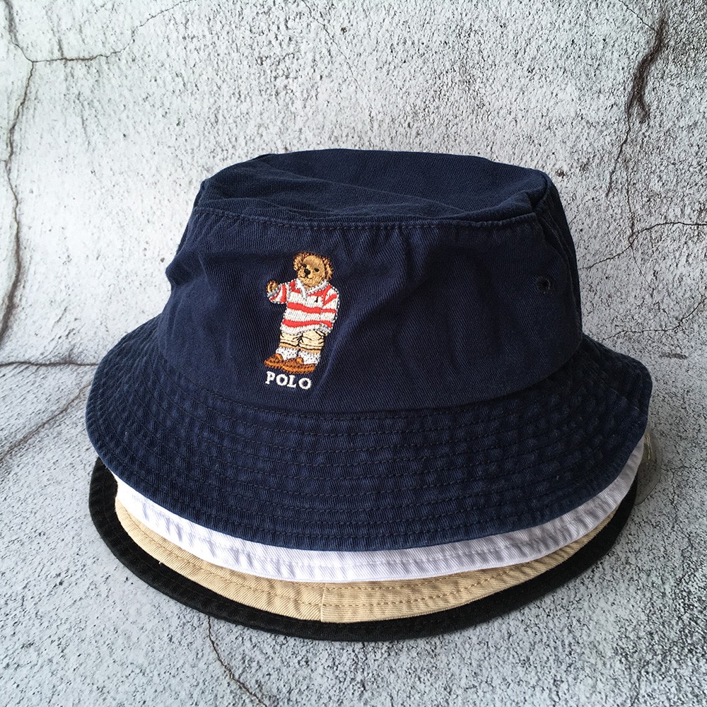 polo bear bucket hat