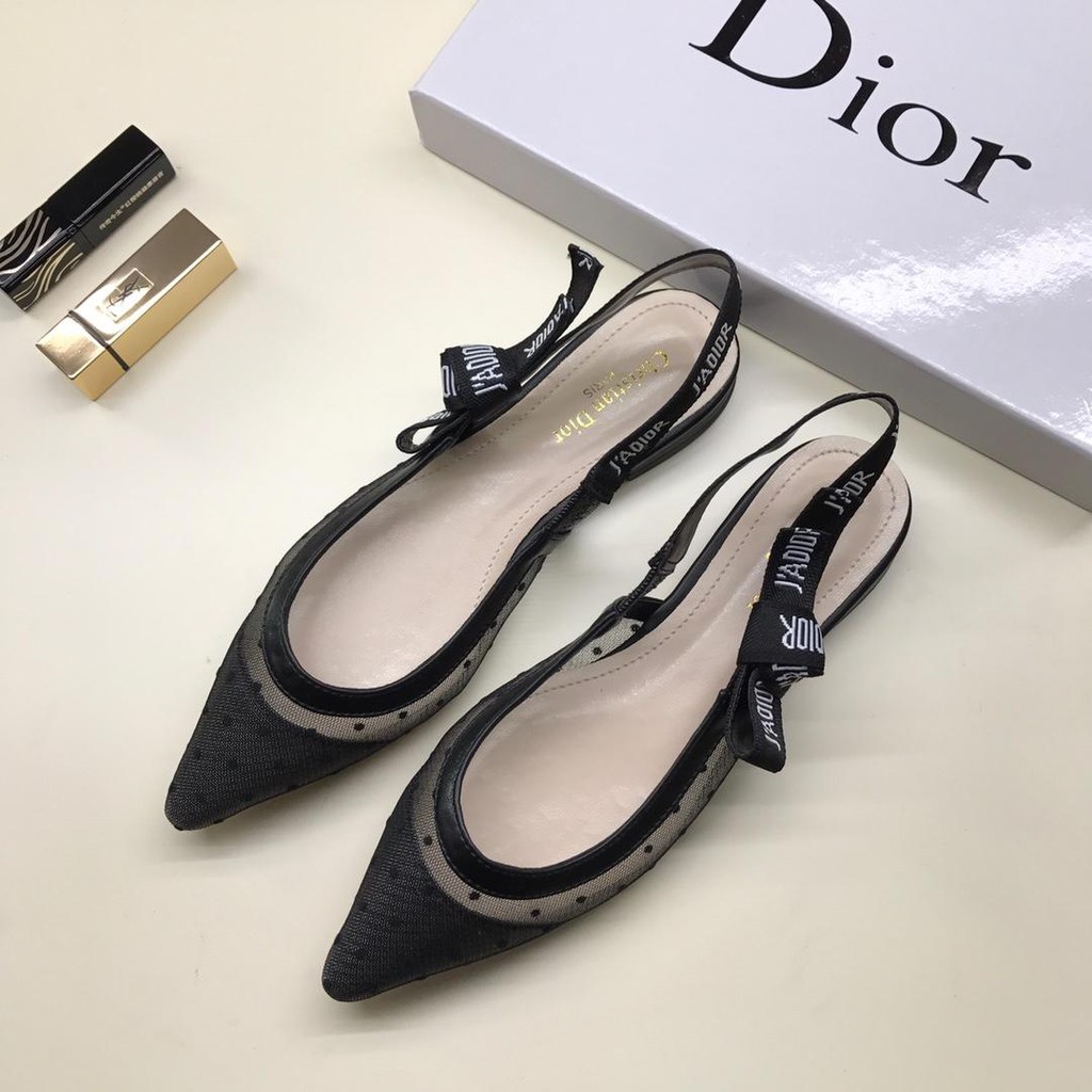 dior flat pumps
