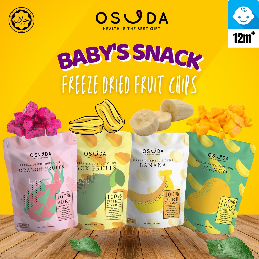 OSUDA BABY FOOD HEALTHY SNACK FREEZEDRIED FRUIT CHIPS MANGO