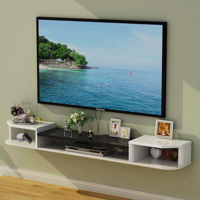 [READY STOCK] FOREVER European Style High Gloss Wall Mounted TV Shelves