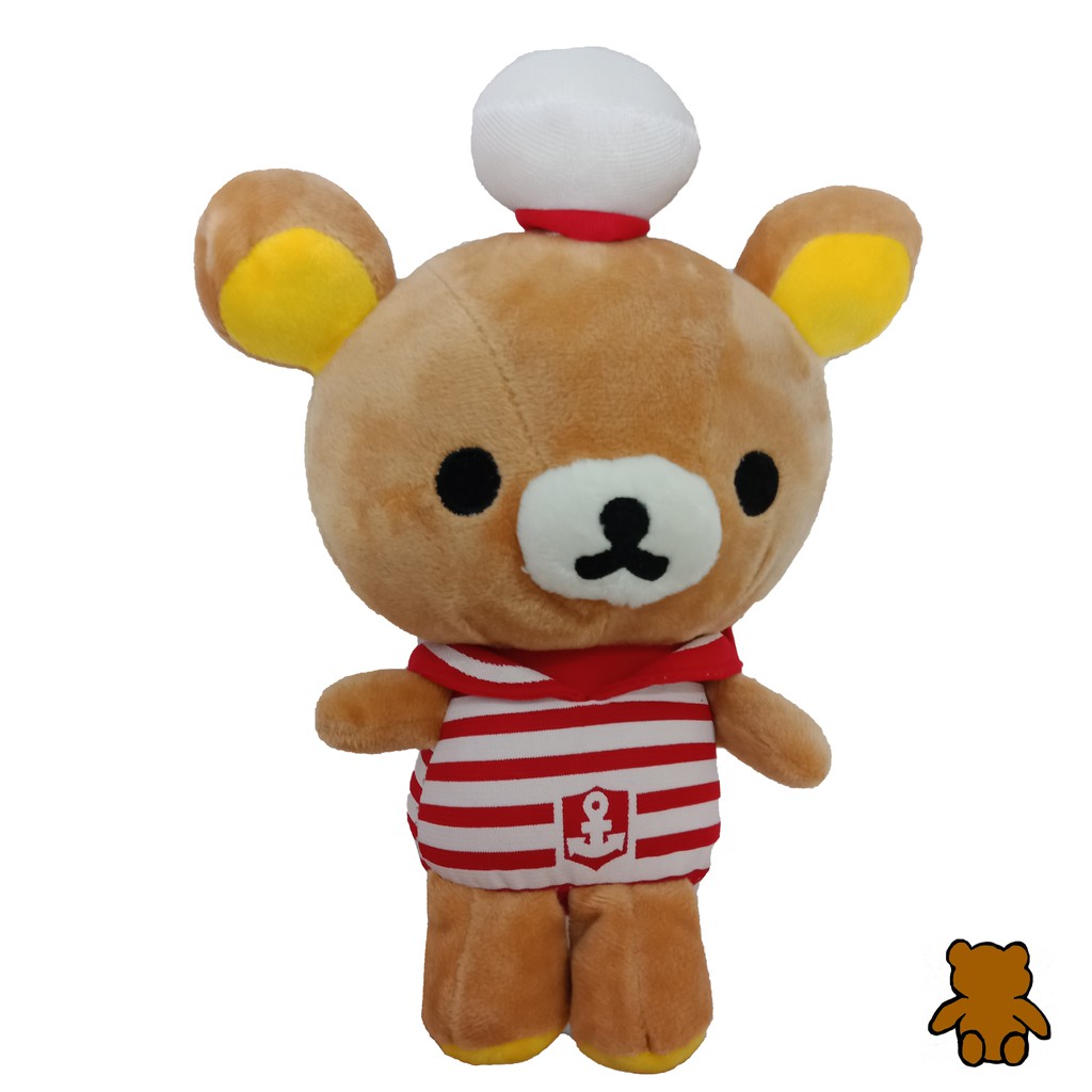 27cm Rilakkuma Chef Stuffed Toys Soft For Kids Toys for Kids Boy Girl